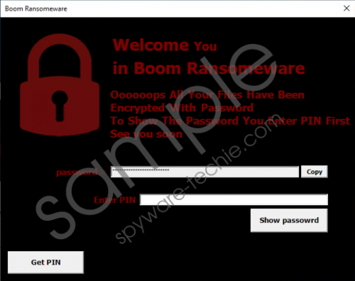 BooM Ransomware Removal Guide