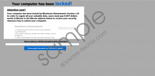 Blackware Ransomware Removal Guide
