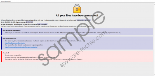 Dharma Ransomware (.bkpx extension) Removal Guide