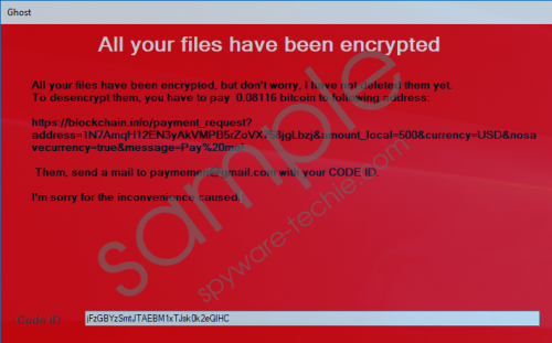 Ghost Ransomware Removal Guide