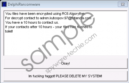 Delphi Ransomware Removal Guide