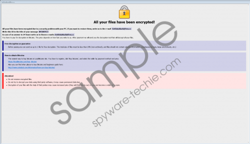 getdataback@fros.cc Ransomware Removal Guide