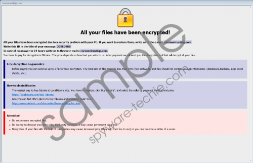 NCOV Ransomware Removal Guide
