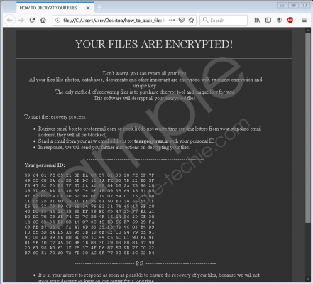 Taargo Ransomware Removal Guide