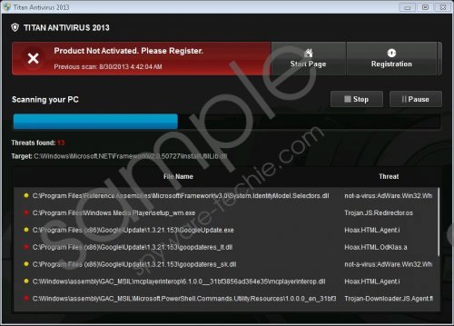 Titan Antivirus 2013 Removal Guide