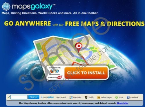 MapsGalaxy Toolbar Removal Guide