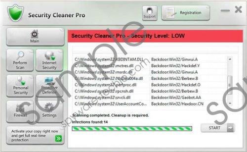 Security Cleaner Pro Removal Guide