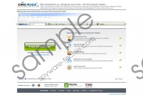 CricBuzz Toolbar Removal Guide