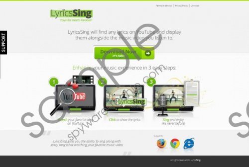 LyricsSing Ads Removal Guide