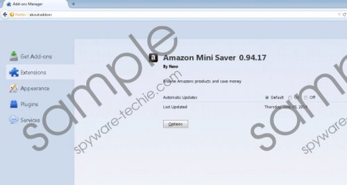 Amazon Mini Saver Removal Guide