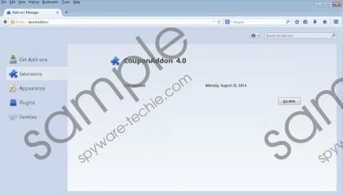 CouponAddon Removal Guide