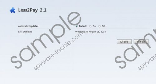 Less2Pay Removal Guide