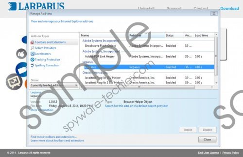 Larparus Removal Guide