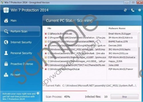 Win 7 Antivirus 2014 Removal Guide
