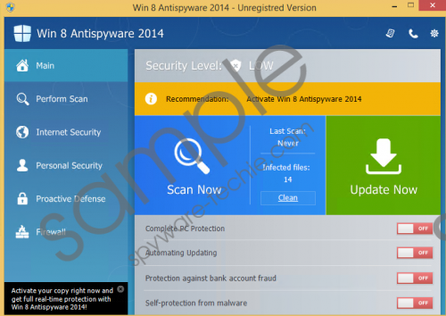 Win 8 Antispyware 2014 Removal Guide