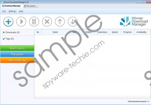 Winner Download Manager Removal Guide