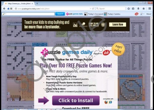 PuzzleGamesDaily Toolbar Removal Guide