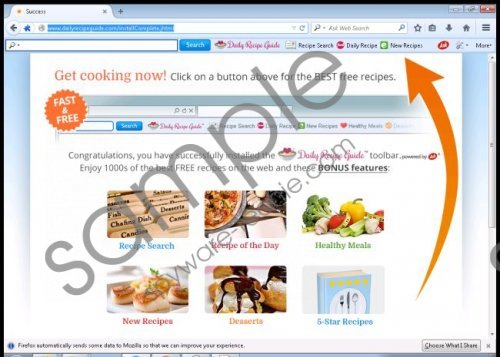 DailyRecipeGuide Toolbar Removal Guide