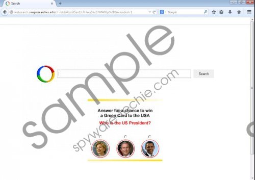 Websearch.simplesearches.info Removal Guide