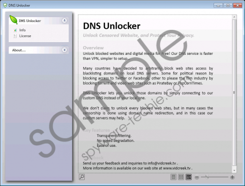 Dns unlocker как удалить