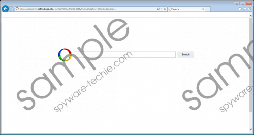 Websearch.hotfindings.info Removal Guide