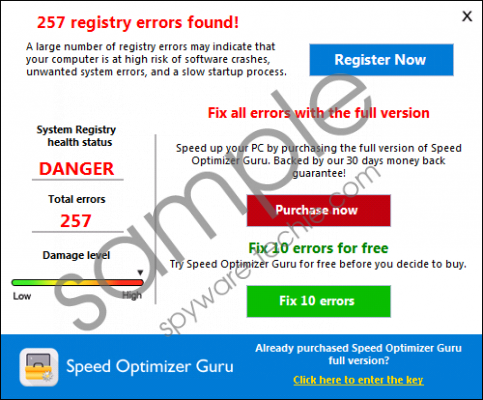 SpeedOptimizerGuru Removal Guide