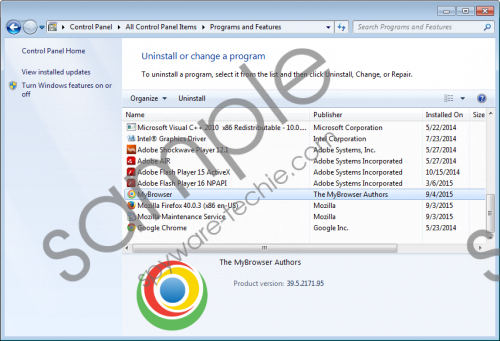 MyBrowser Removal Guide