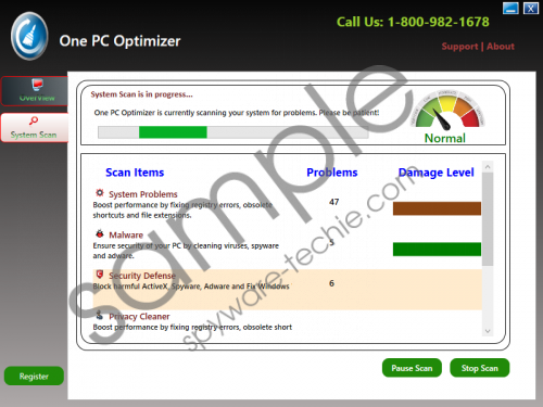 OnePCOptimizer Removal Guide