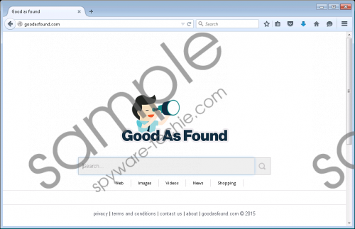 Goodasfound.com Removal Guide