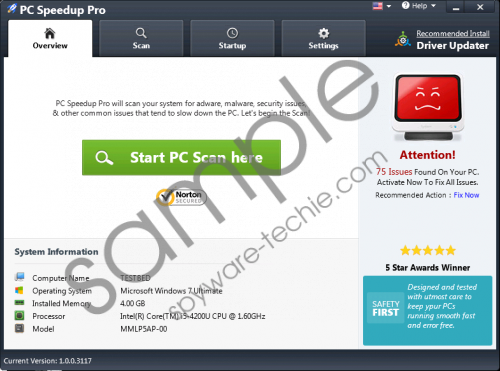 PC Speedup Pro Removal Guide