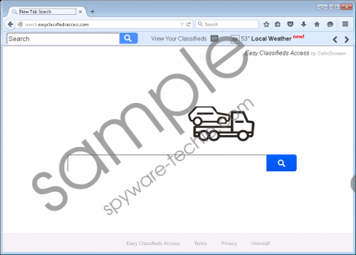 Search.easyclassifiedsaccess.com Removal Guide