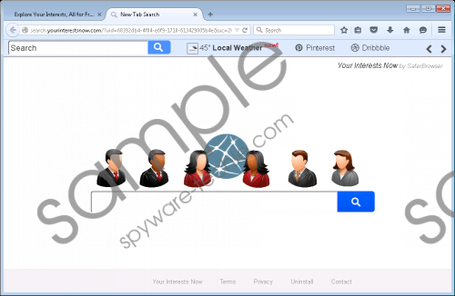 Search.yourinterestsnow.com Removal Guide