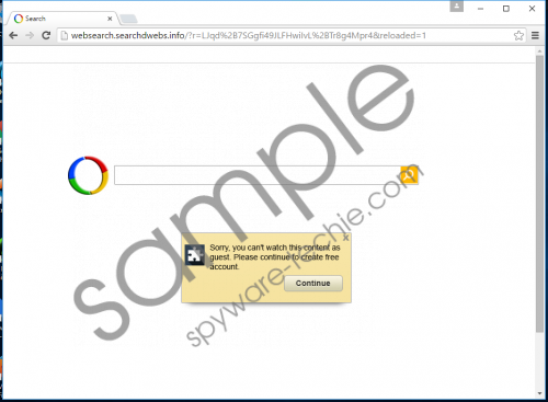 Websearch.searchdwebs.info Removal Guide