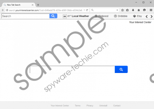 Search.yourinterestscenter.com Removal Guide