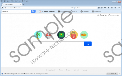 Search.MySocialHubXp.com Removal Guide