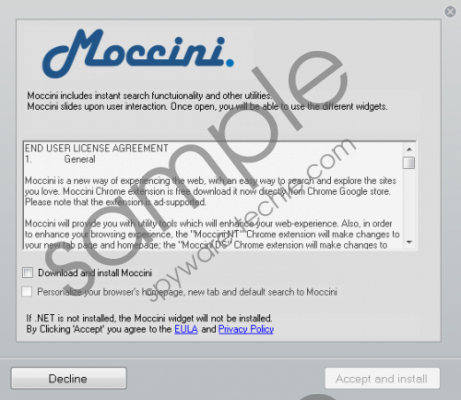 Moccini.com Removal Guide