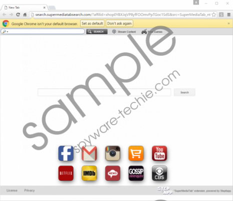 Search.supermediatabsearch.com Removal Guide