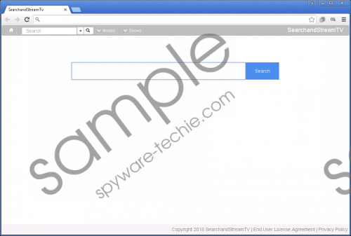 SearchandStreamTV Removal Guide