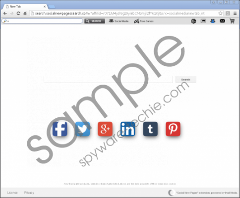 Search.socialnewpagessearch.com Removal Guide