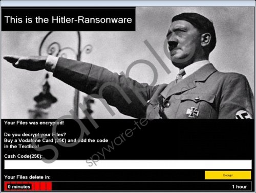 Hitler Ransomware Removal Guide