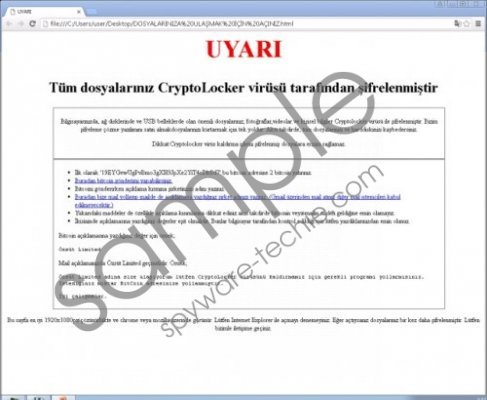 Uyari Ransomware Removal Guide
