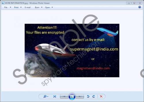 Supermagnet@india.com Ransomware Removal Guide