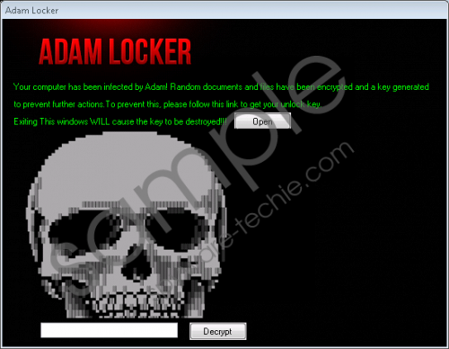 AdamLocker Ransomware Removal Guide