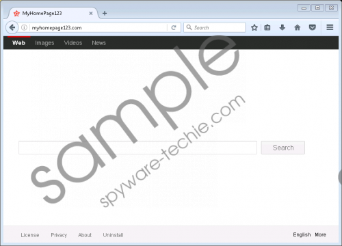 Myhomepage123.com Removal Guide