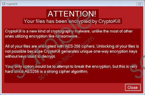 CryptoKill Ransomware Removal Guide