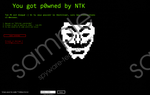 Ntk Ransomware Removal Guide