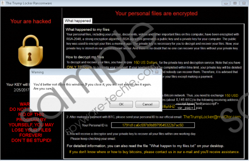 Trump Locker Ransomware Removal Guide