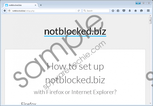 Notblocked.biz Removal Guide