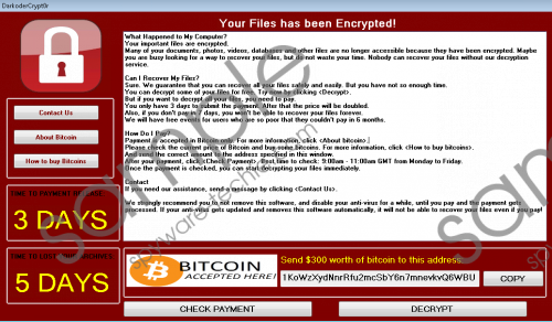 Darkodercrypt0r Ransomware Removal Guide