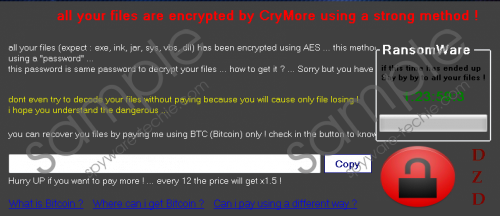 CryMore Ransomware Removal Guide